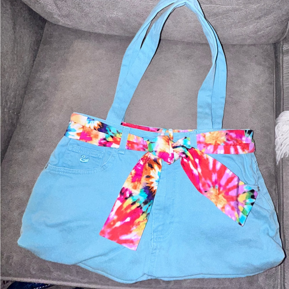 50%offw❤️ Handmade upcycled denim purse fgloria Vanderbilt western boho  was $60
